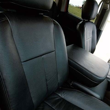 Dodge Ram 1500 Quad Cab Katzkin Leather Seat Upholstery (split rear), 2002