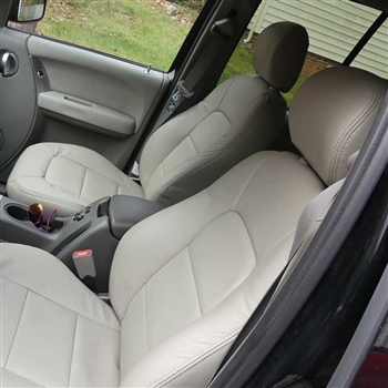 Jeep Liberty Limited Katzkin Leather Seat Upholstery (LB Buckets), 2002, 2003, 2004