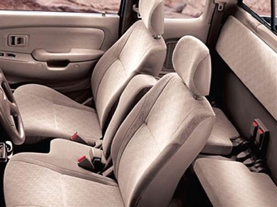 2001, 2002, 2003, 2004 Toyota Tacoma Extended Cab Katzkin Leather Upholstery | 3 passenger front seat | ShopSAR.com