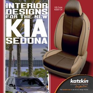 Kia Sedona Katzkin Leather Seat Upholstery Kit