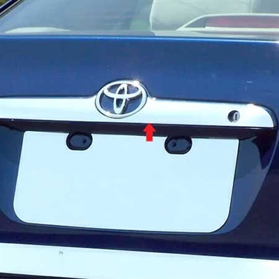 Toyota Corolla Chrome License Bar Trim, 2003, 2004, 2005, 2006, 2007, 2008