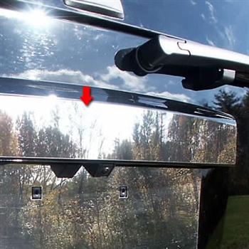 GMC Yukon Chrome License Bar Trim, 2007, 2008, 2009, 2010, 2011, 2012, 2013, 2014