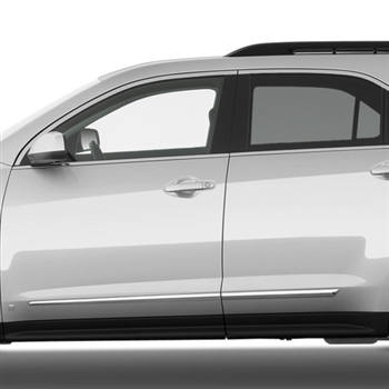 Chevrolet Equinox Chrome Lower Door Moldings, 2010, 2011, 2012, 2013, 2014, 2015, 2016, 2017