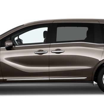 Honda Odyssey Chrome Lower Door Moldings, 2018, 2019, 2020, 2021, 2022, 2023