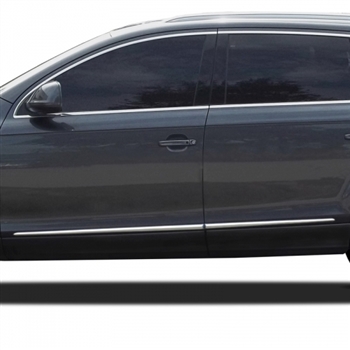 Audi Q7 Chrome Lower Door Moldings, 2010, 2010, 2011, 2012, 2013, 2014, 2015