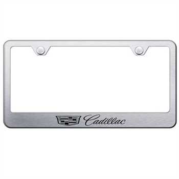 New Style Cadillac Chrome License Plate Frame