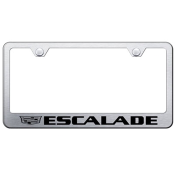 New Style Cadillac Escalade Chrome License Plate Frame