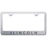 Lincoln Chrome License Plate Frame