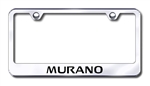 Nissan Murano Premium Brushed Stainless License Plate Frame