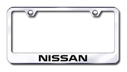 Nissan Chrome License Plate Frame