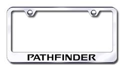 Nissan Pathfinder Chrome License Plate Frame