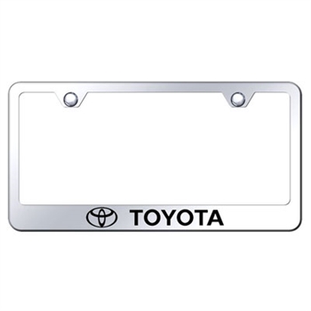 Toyota Chrome License Plate Frame