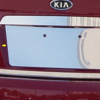 Kia Forte Chrome License Plate Bezel, 2010, 2011, 2012, 2013