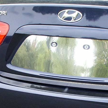 Hyundai Elantra Chrome License Plate Bezel, 2006, 2007, 2008, 2009, 2010