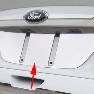 Ford Escape Chrome License Plate Bezel, 2013, 2014, 2015, 2016