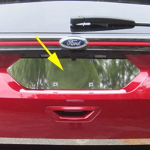 Ford Edge Chrome License Plate Bezel, 2015, 2016, 2017, 2018