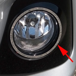 Toyota Corolla Chrome Fog Light Trims, 2014, 2015, 2016