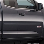 GMC Canyon Painted Body Side Moldings (mid door), 2015, 2016, 2017, 2018, 2019, 2020, 2021, 2022