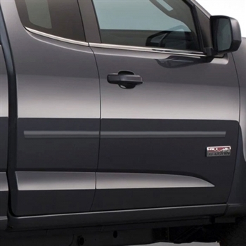 GMC Canyon Painted Body Side Moldings (mid door), 2015, 2016, 2017, 2018, 2019, 2020, 2021, 2022