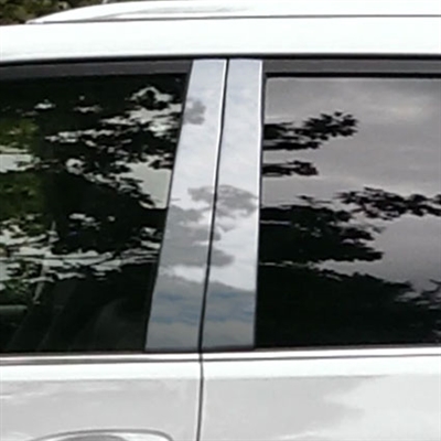 Lexus GX460 Chrome Pillar Post Trim, 4pc 2010, 2011, 2012, 2013, 2014, 2015, 2016, 2017, 2018, 2019, 2020