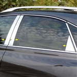 Lexus RX350 / RX450  Chrome Pillar Post Trim, 6pc. set, 2010, 2011, 2012, 2013, 2014, 2015