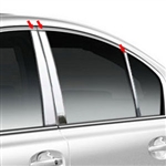 Subaru Legacy Chrome Pillar Post Trim, 2010, 2011, 2012, 2013, 2014