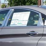 Hyundai Sonata Chrome Pillar Post Trim, 8pc. Set, 2011, 2012, 2013, 2014