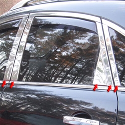 Infiniti QX50 Chrome Pillar Post Trim, 2014, 2015, 2016, 2017