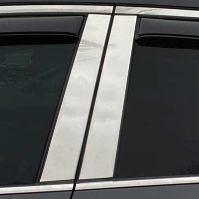 Nissan Murano Chrome Pillar Post Trim, 4pc 2015, 2016, 2017, 2018, 2019, 2020, 2021, 2022, 2023