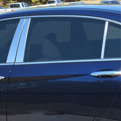 Honda Accord Sedan Chrome Pillar Post Trim, 2016, 2017