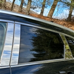 Mazda CX-9 Chrome Pillar Post Trim, 6pc  2016, 2017, 2018, 2019, 2020, 2021, 2022, 2023