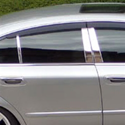 Infiniti Q45 Chrome Pillar Post Trim, 2002, 2003, 2004, 2005, 2006