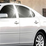 Lexus ES300 Chrome Pillar Post Trim, 2002, 2003, 2004, 2005, 2006