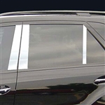 Mercedes ML Chrome Pillar Post Trim, 6pc. set, 2006, 2007, 2008