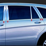 Mercedes R Class Chrome Pillar Post Trim, 10pc. Set, 2006, 2007, 2008, 2009, 2010, 2011, 2012, 2013