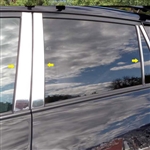 Toyota Rav4 Chrome Pillar Post Trim, 6pc. Set, 2006, 2007, 2008, 2009, 2010, 2011, 2012