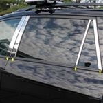 Toyota Rav4 Chrome Pillar Post Trim, 8pc. Set, 2006, 2007, 2008, 2009, 2010, 2011, 2012