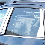 Hyundai Veracruz Chrome Pillar Post Trim, 6pc 2007, 2008, 2009, 2010, 2011, 2012