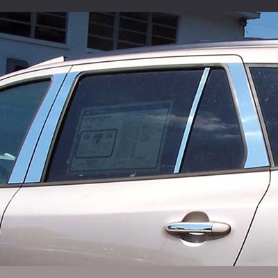 Hyundai Santa Fe Chrome Pillar Post Trim, 8pc  2007 - 2012