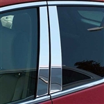 Mazda CX-7 Chrome 4 pc. Pillar Post Trim, 2007, 2008, 2009, 2010, 2011, 2012