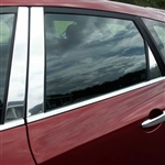Mazda 3 Hatchback Chrome Pillar Post Trim, 2004, 2005, 2006, 2007, 2008, 2009