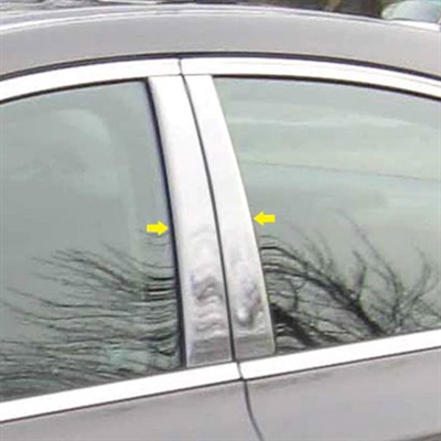 Acura TL Chrome Pillar Post Trim, 2009, 2010, 2011, 2012, 2013, 2014