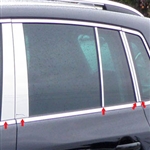 Volkswagen Tiguan Chrome Pillar Post Trim, 2009, 2010, 2011, 2012, 2013, 2014, 2015, 2016, 2017