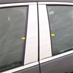 Chevy Malibu Chrome Pillar Post Trim, 4pc  1997, 1998, 1999, 2000, 2001, 2002, 2003