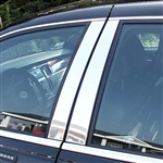 Lincoln Town Car Standard Body Chrome Pillar Post Trim, 4pc set, 1998, 1999, 2000, 2001, 2002, 2003, 2004, 2005, 2006, 2007, 2008, 2009, 2010, 2011