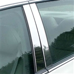 Cadillac Deville, DTS, DHS Chrome Pillar Post Trim, 4pc. Set, 2000, 2001, 2002, 2003, 2004, 2005, 2006, 2007, 2008, 2009, 2010, 2011