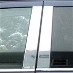 Ford Explorer Chrome Pillar Post Trim, 4pc. Set, 2002, 2003, 2004, 2005, 2006, 2007, 2008, 2009, 2010