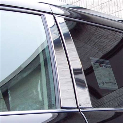 Saturn Vue Stainless Chrome Post Trim 4 piece set, 2003. 2004, 2005, 2006, 2007