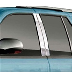 Buick Rainier Chrome Pillar Post Trim, 4pc  2004 - 2008