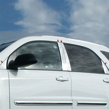 Pontiac Torrent Chrome Pillar Post Trim,  2005, 2006, 2007, 2008, 2009